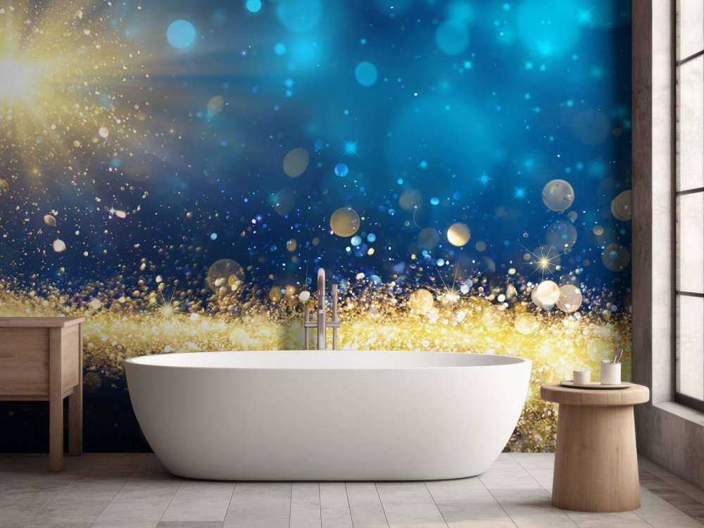 Étoile dans la nuit scintillante