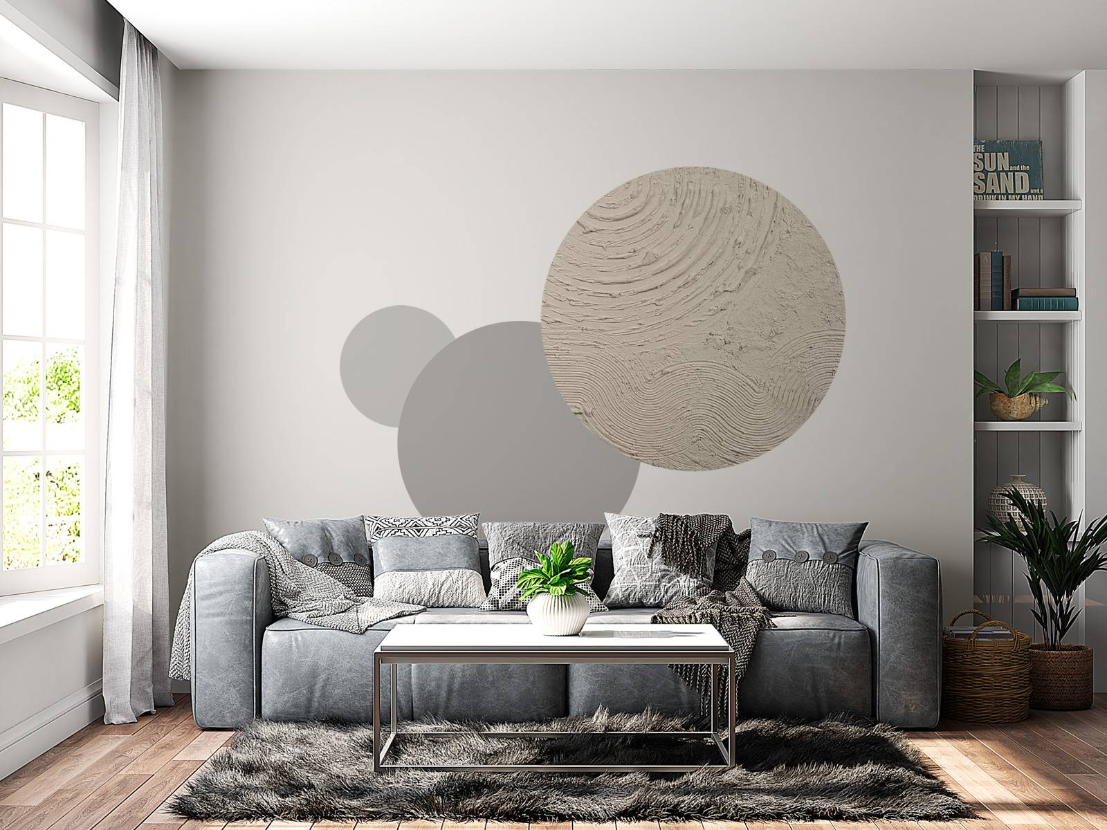Formes et lignes organiques en lin