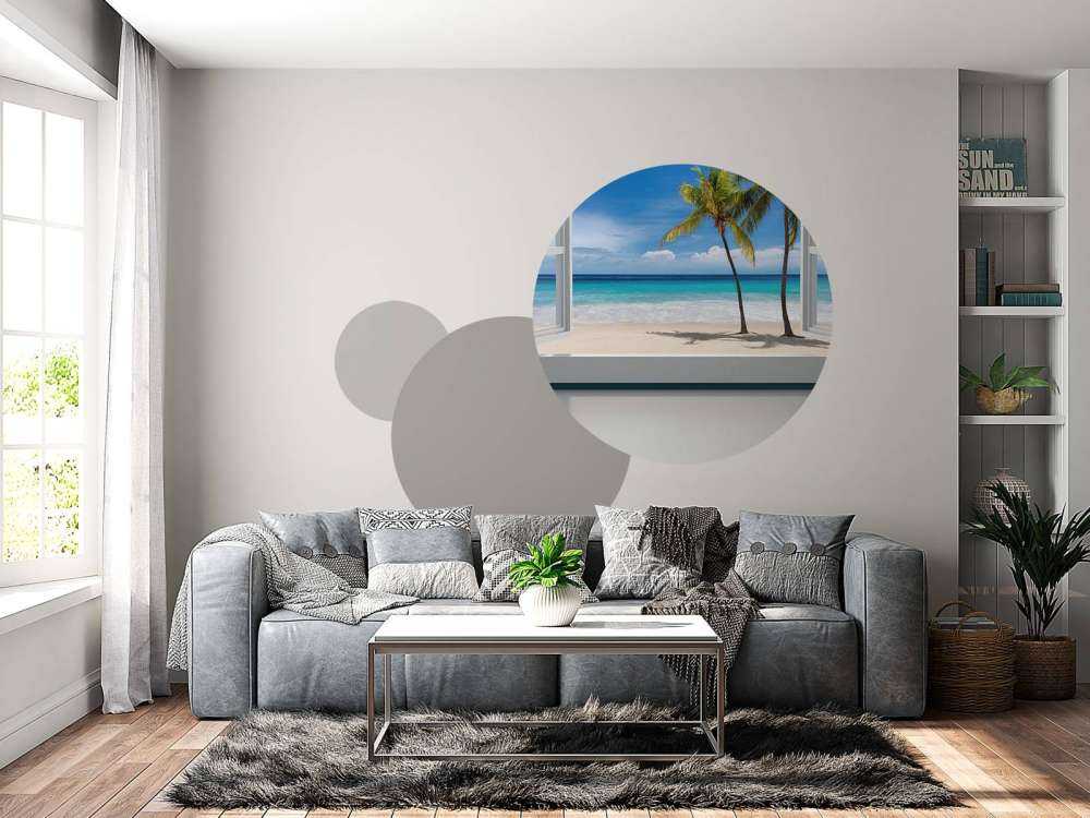 Vue sur une plage tropicale