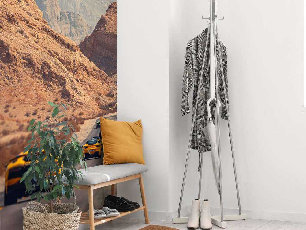 Supercars à travers le désert