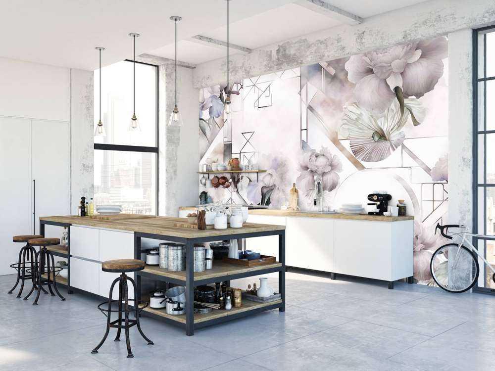 Géométrie Aquarelle Beige