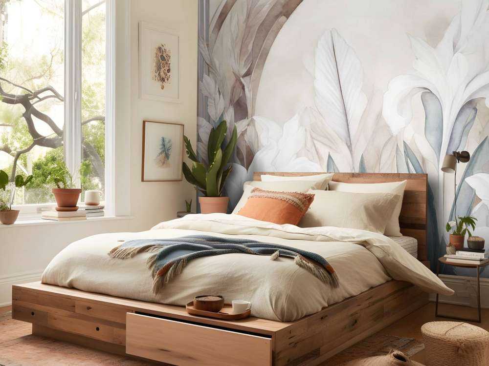 Iris au lever du soleil gris