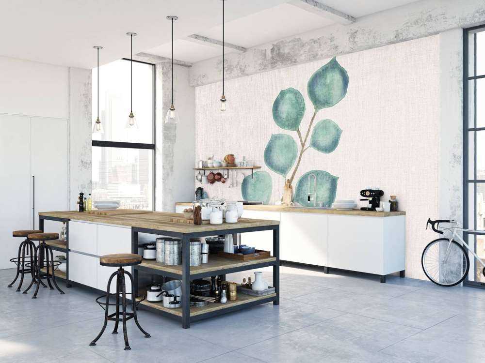 Eucalyptus en aquarelle douce