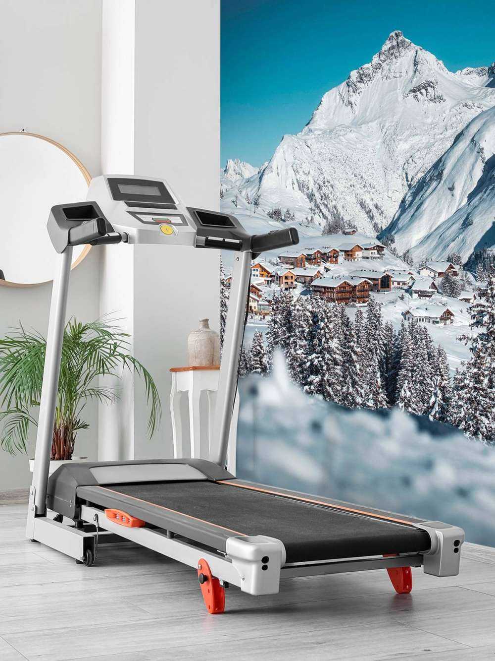 Refuges de montagne sous des sommets enneigés