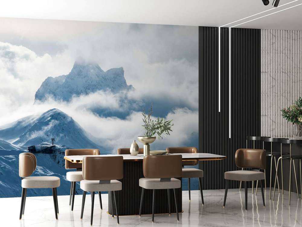 Brume sur les sommets de Winterberg.