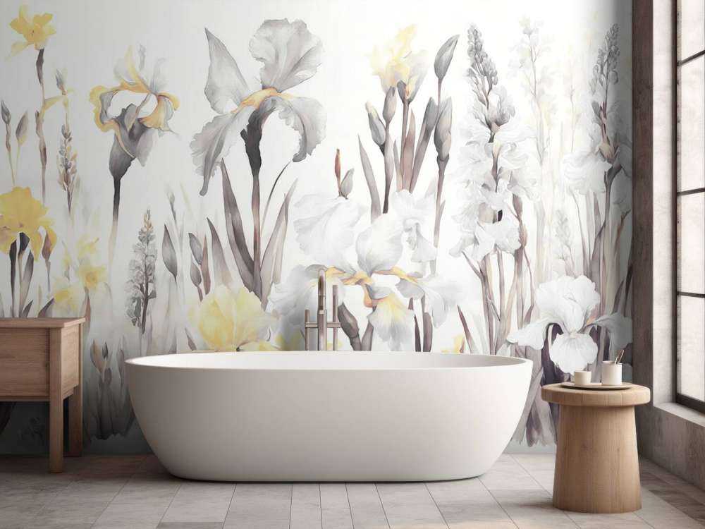 Joyeux printemps jaune doré