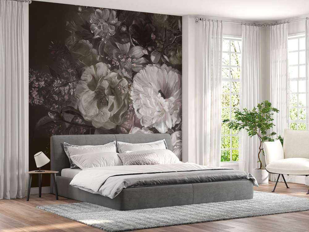 Bouquet avec lilas vert