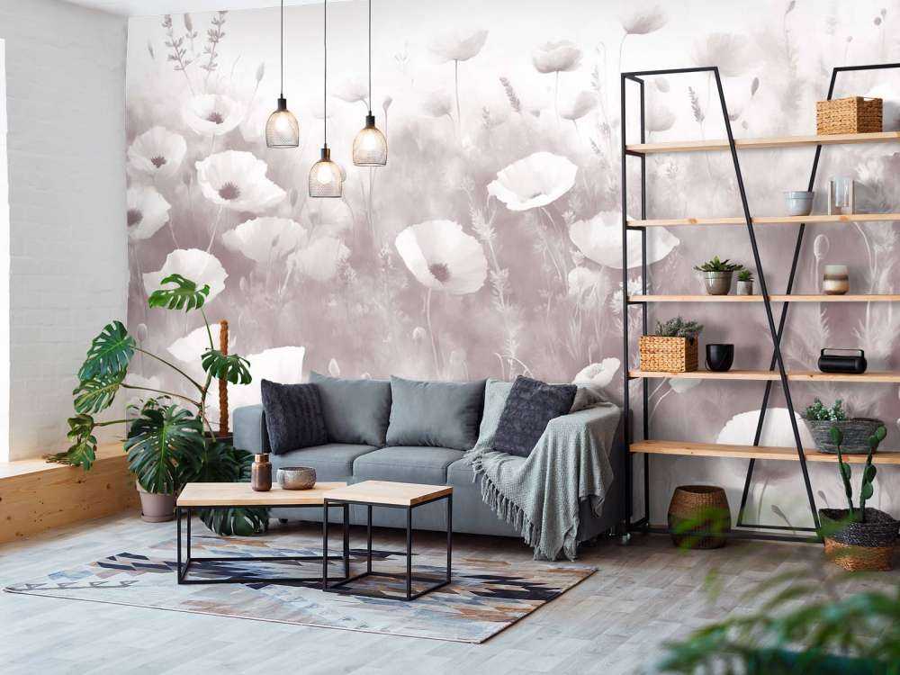 Danse de fleurs sauvages - rose