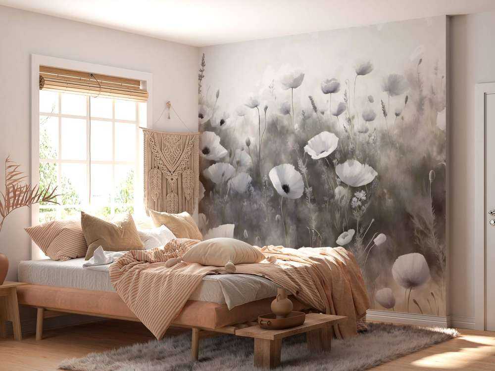 Danse de fleurs sauvages - gris