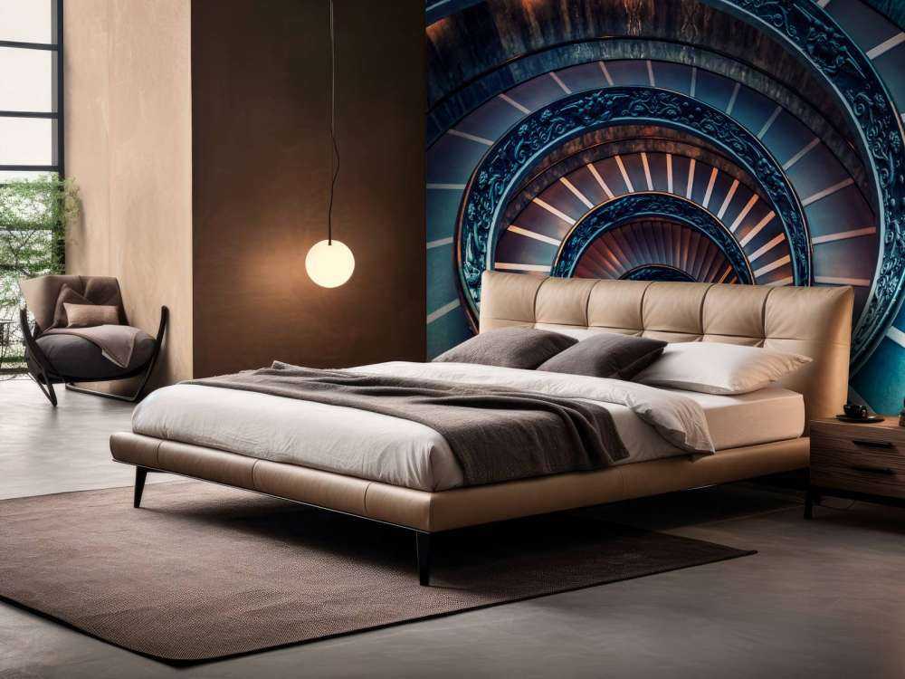 Spirale de lumière et de cuivre