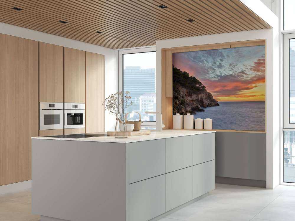 Coucher de soleil coloré