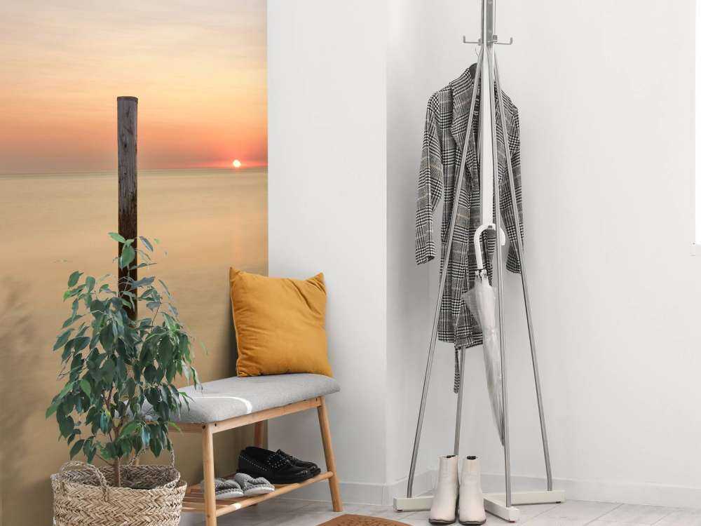 Trois poteaux en bois