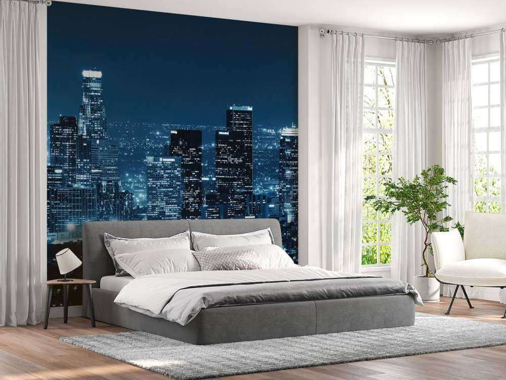 Ligne d'horizon bleue