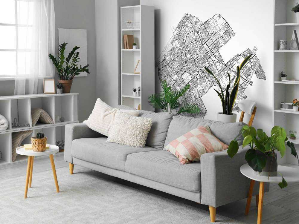 Carte de La Haye, blanc