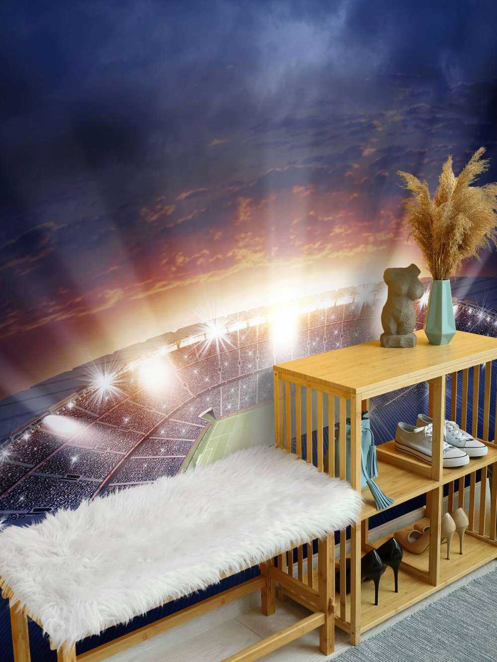 Le stade vu d'en haut