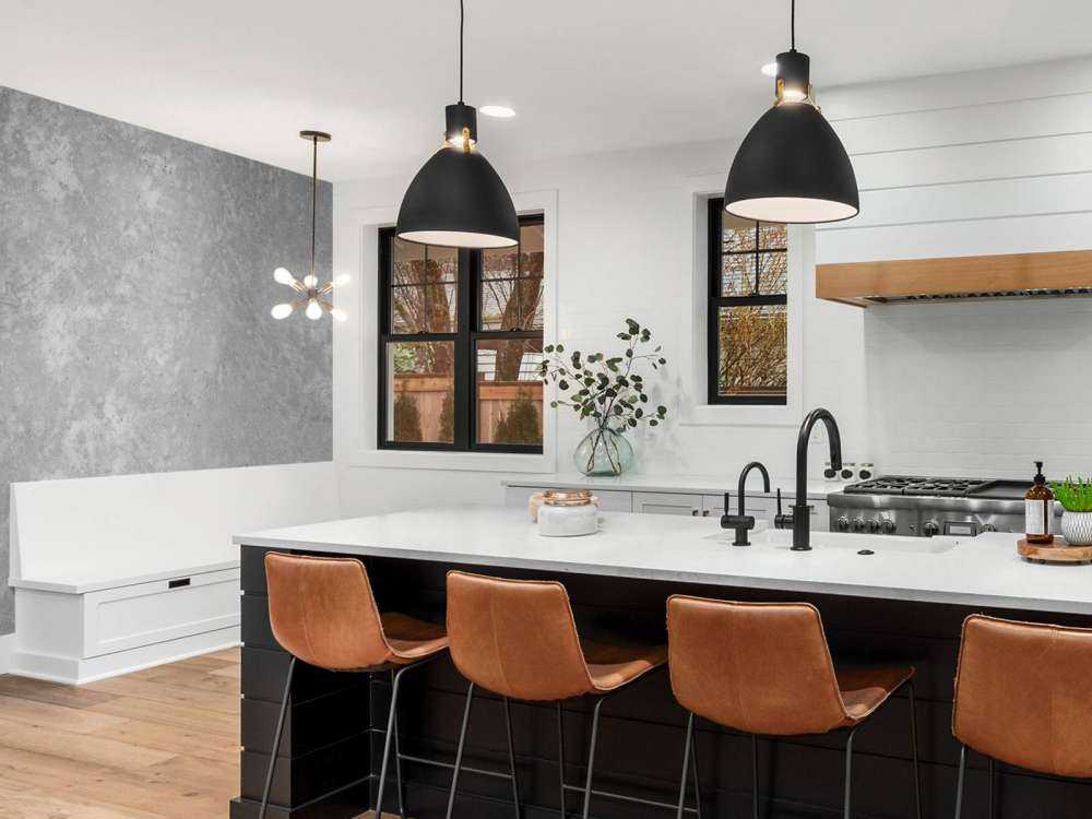 Béton sombre brossé