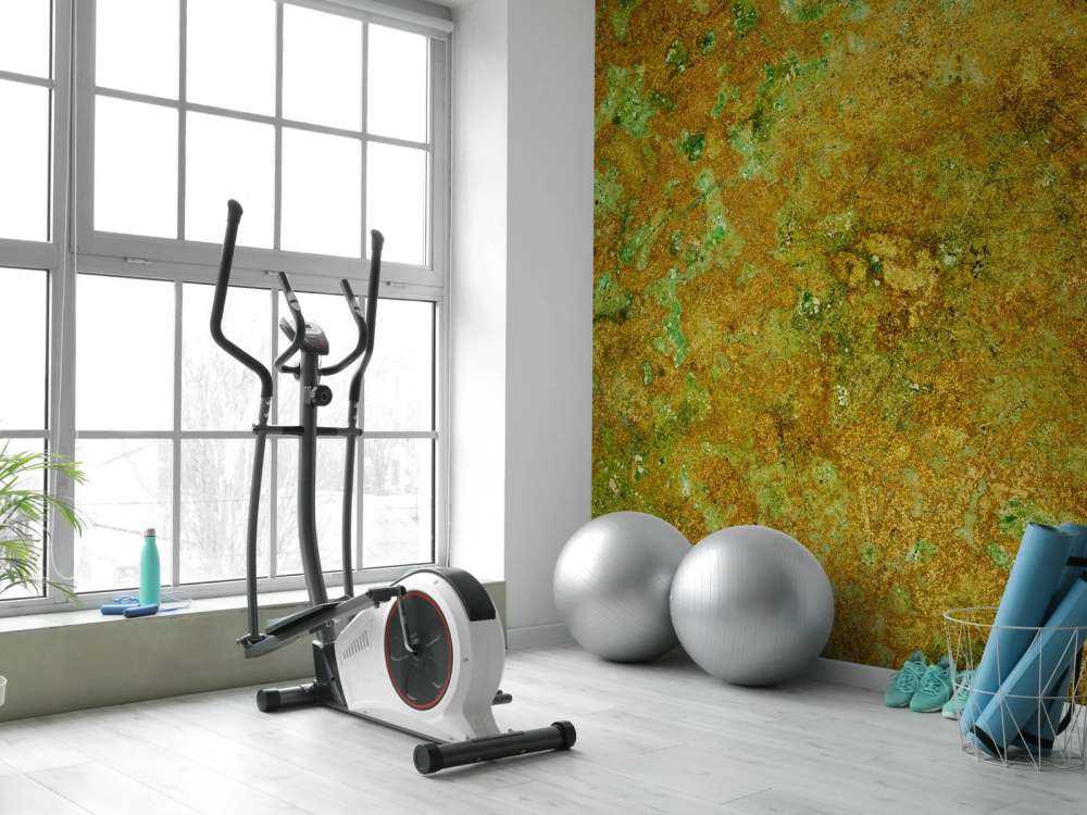 Structure colorée en or