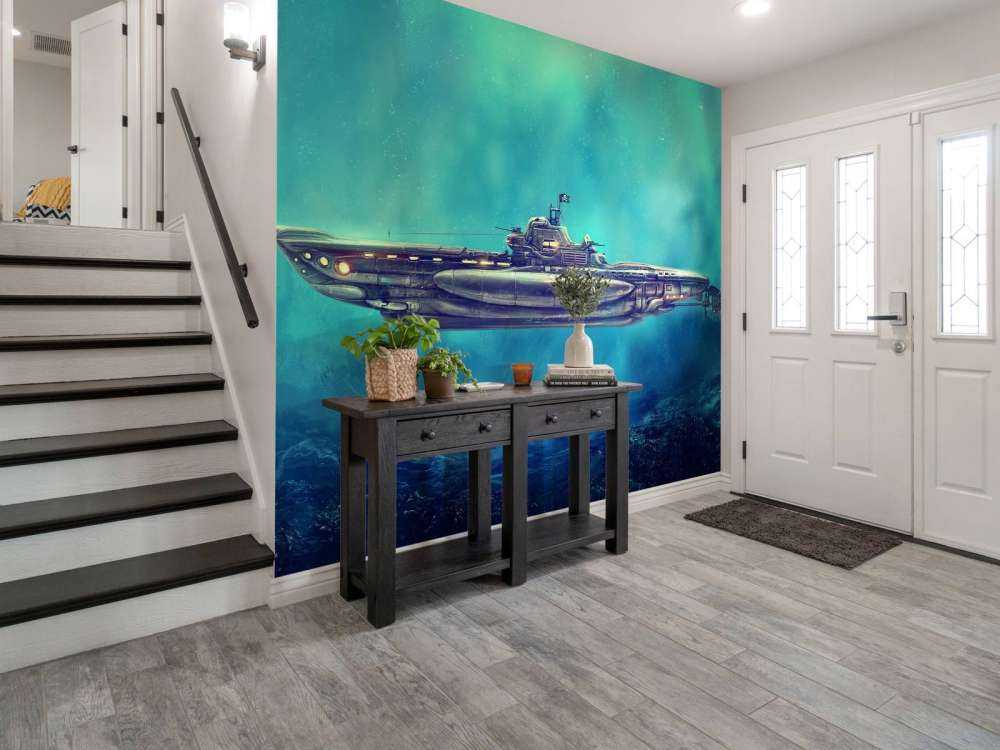 Sous-marin pirate dans le monde sous-marin