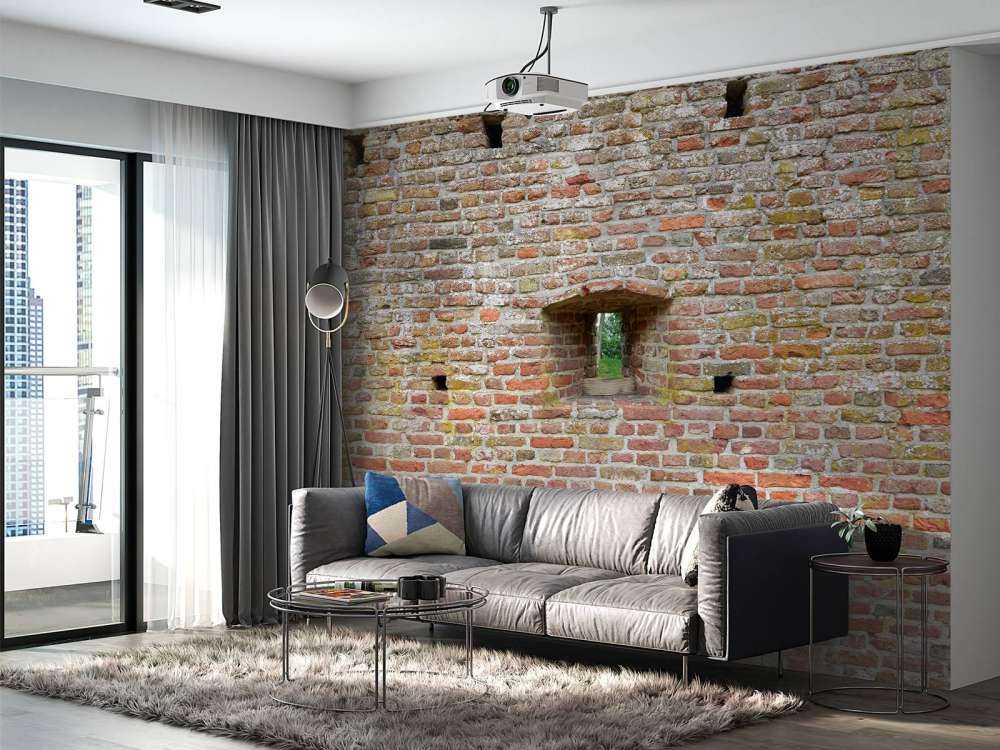 Mur de la ville avec vue à travers