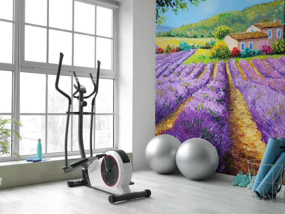 Lavender under linden