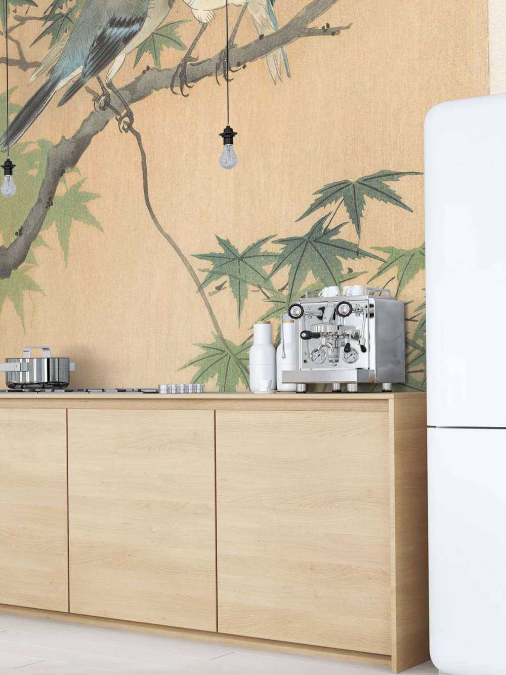 Lolos sur branche d'érable