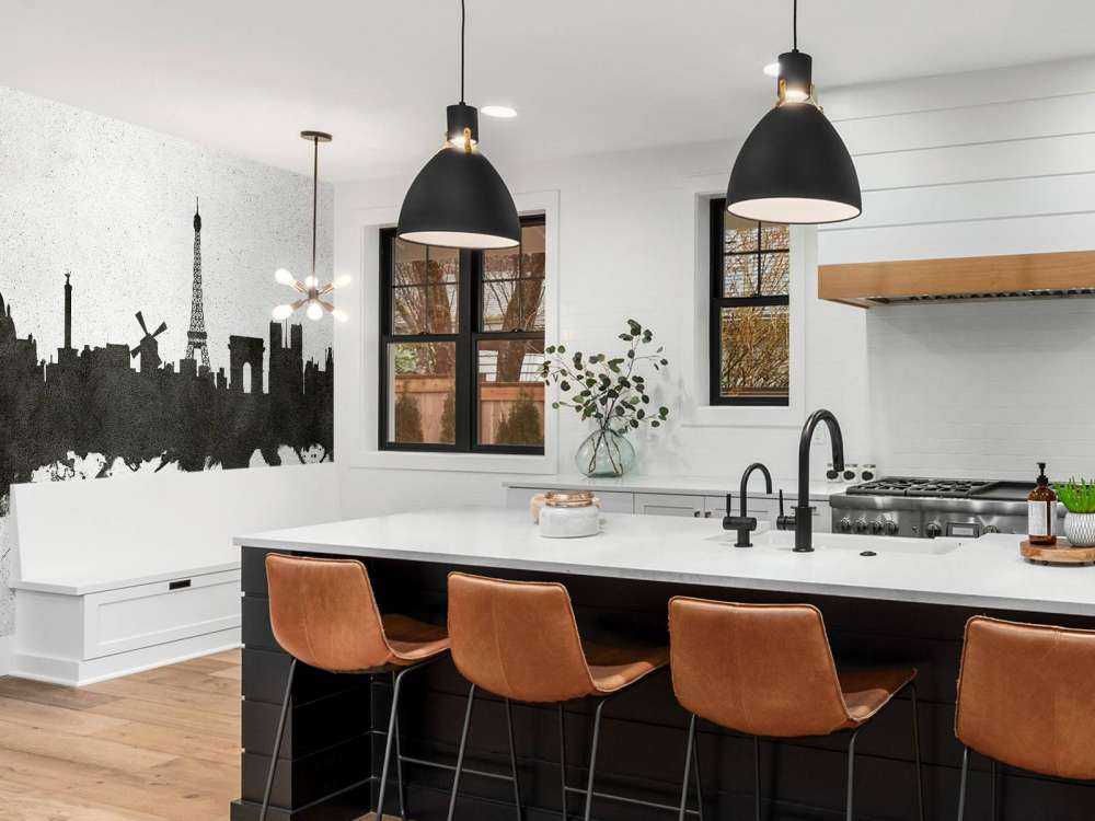 Aquarelle skyline, Paris