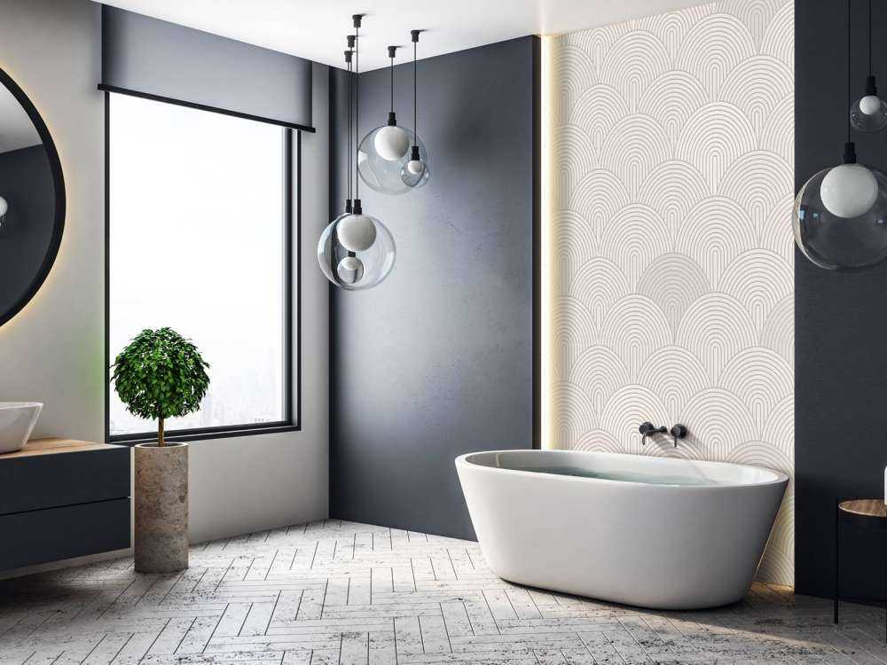 Arches et courbes Boho - beige neutre