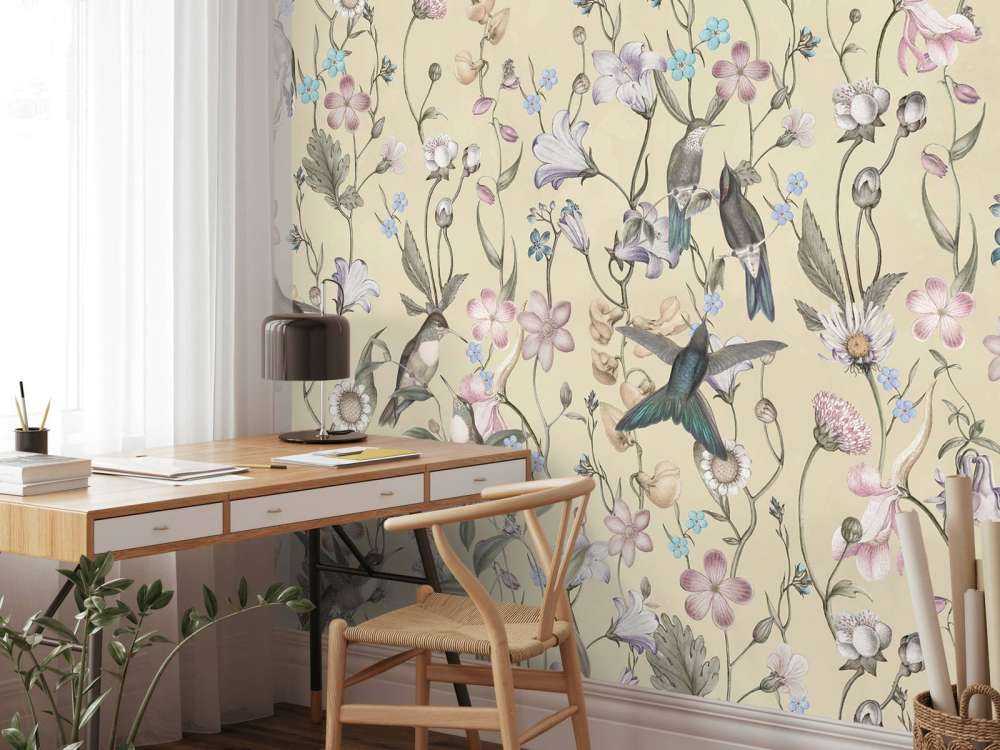 Printemps Éthéré - Crème Fleur Pastel