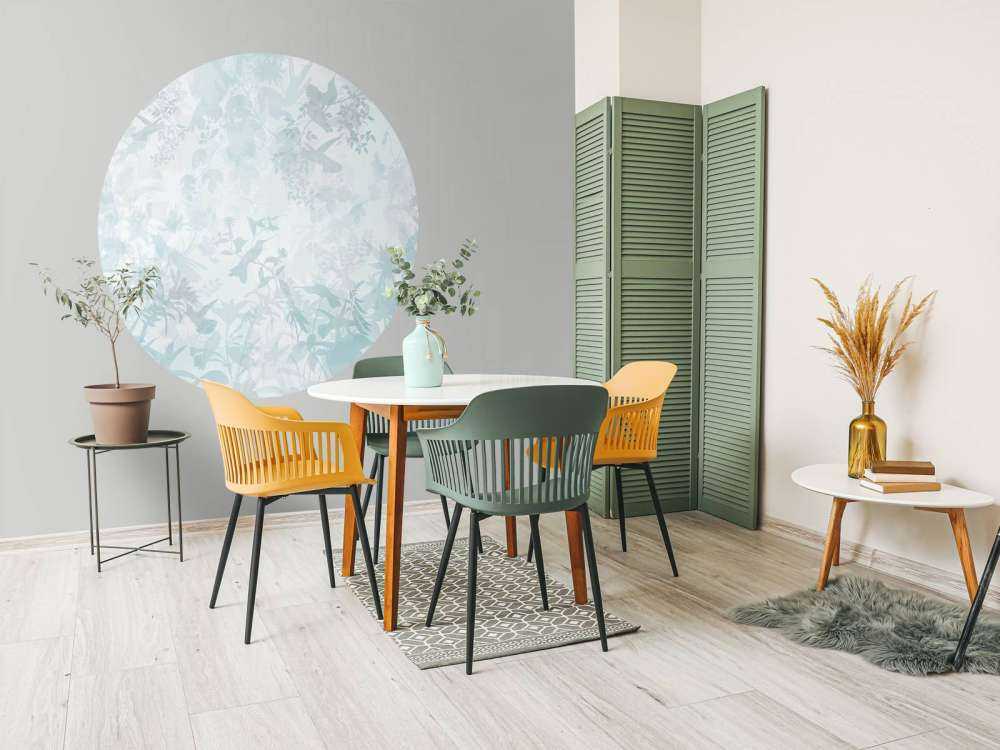 Symphonie de jardin en bleu