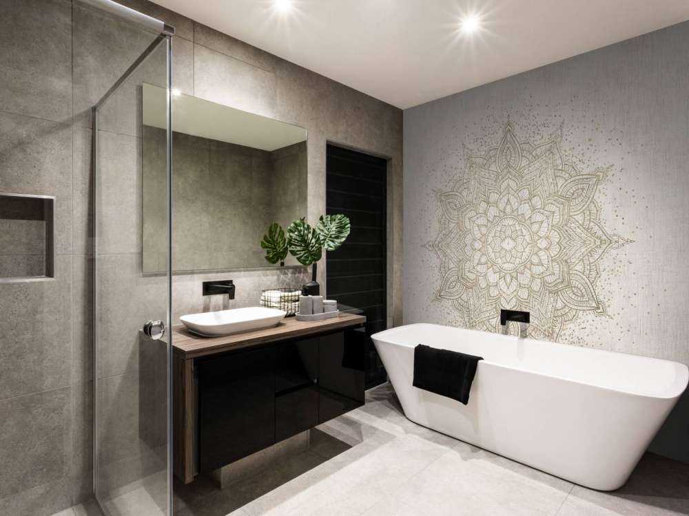 Golden Sparkling Mandala - beige