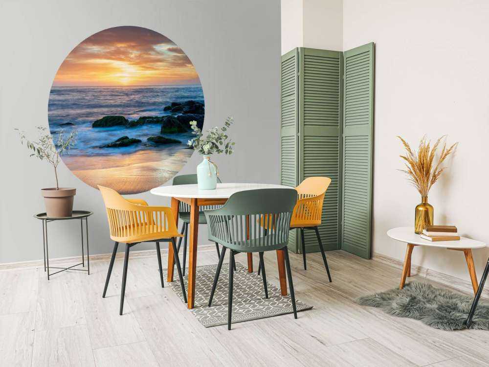 Lever de soleil romantique