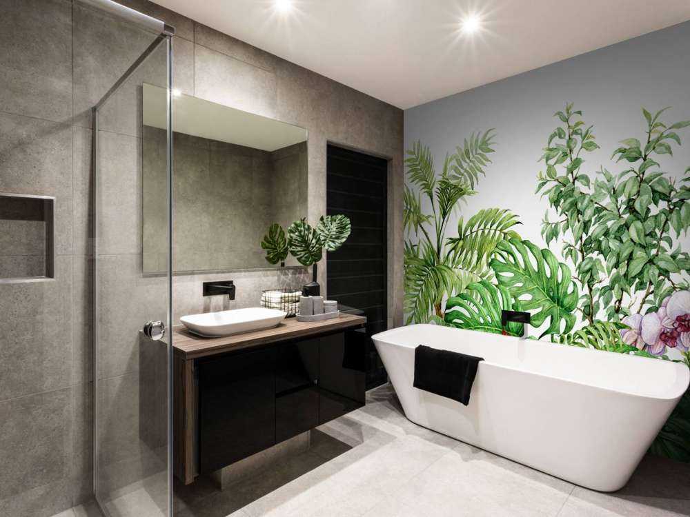 Plantes tropicales à l'aquarelle