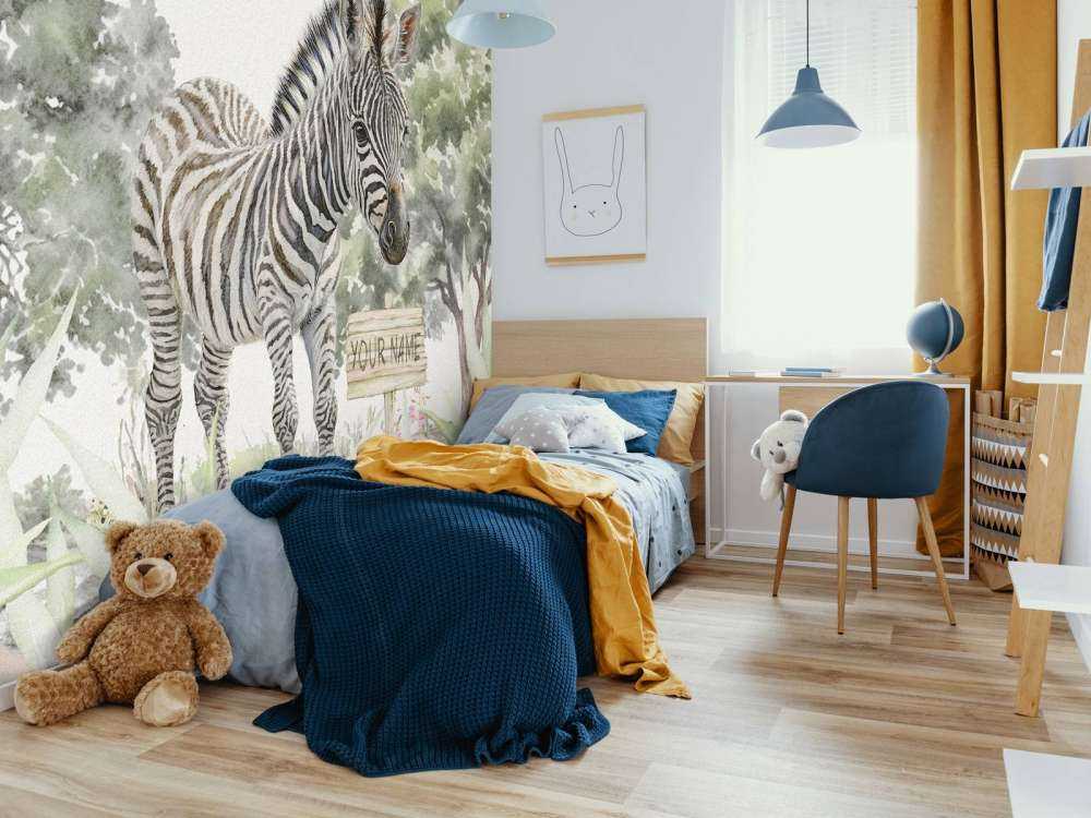 Bébé zèbre dans la nature