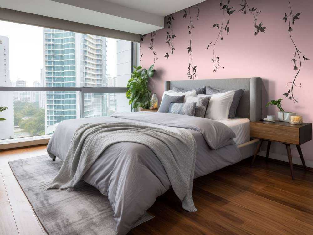 Brins de clématite rose