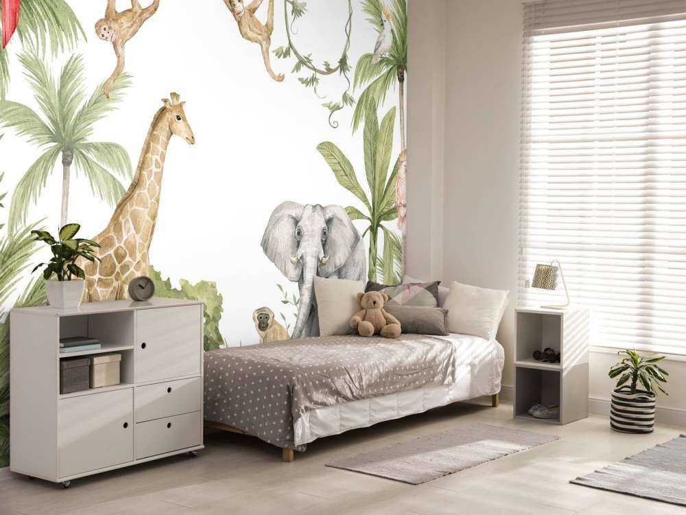 Animaux africains dans la jungle