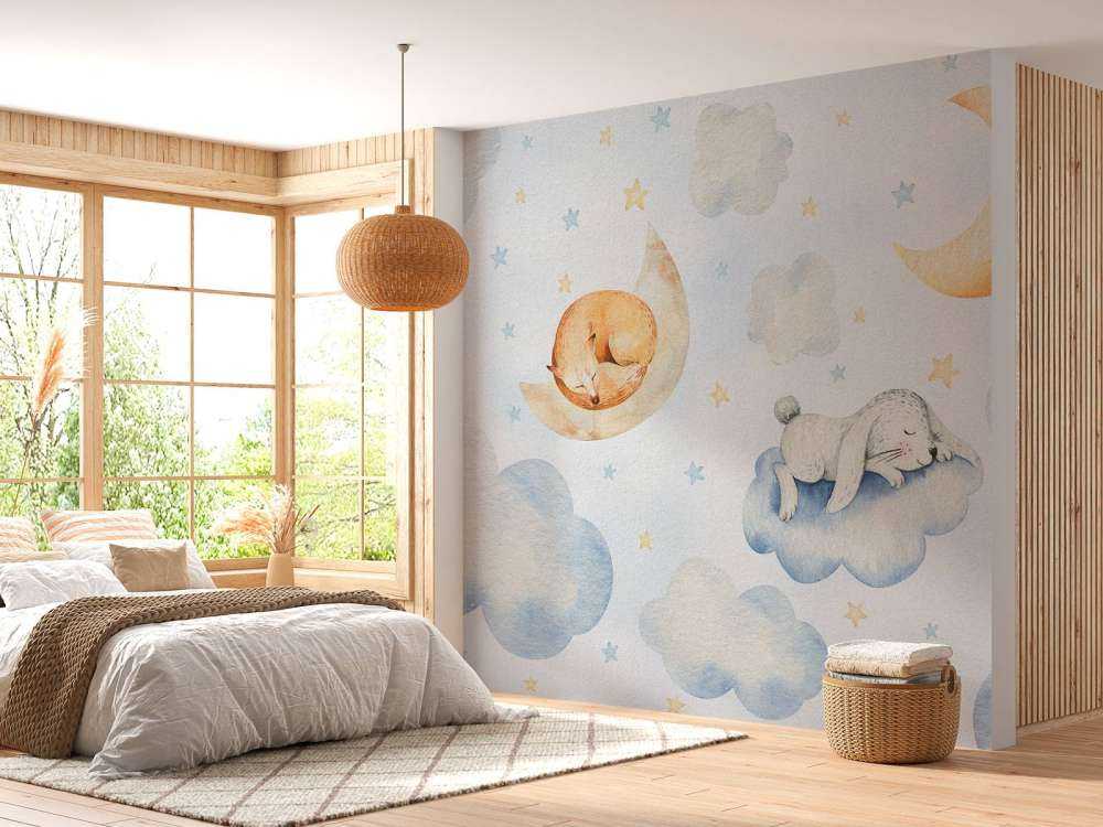 Amis endormis dans les nuages