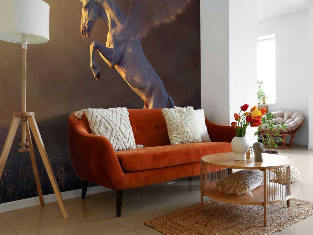 Licorne avec des ailes