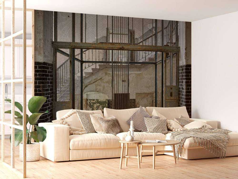 Fosse d'ascenseur abandonnée