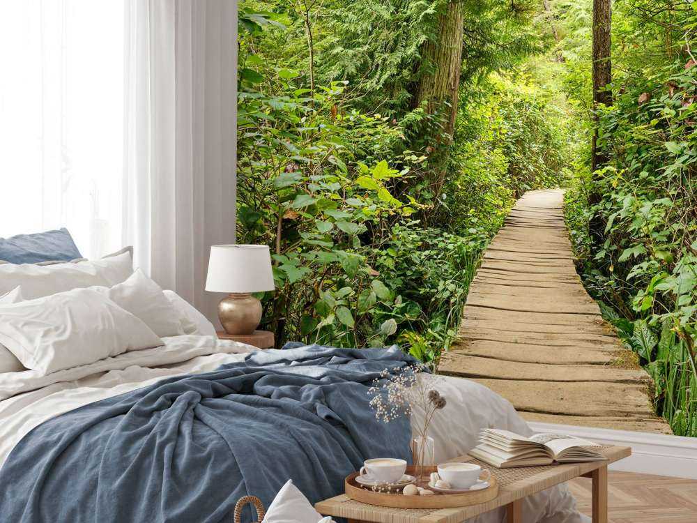 À travers la forêt verte