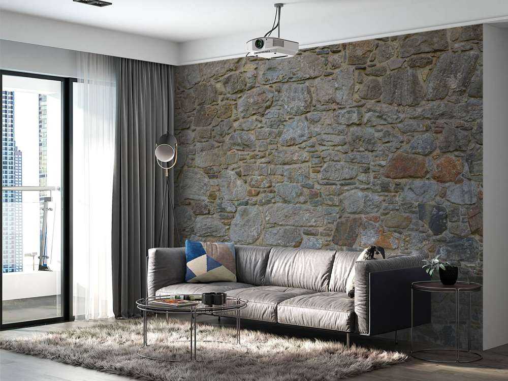 Mur de pierre médiéval