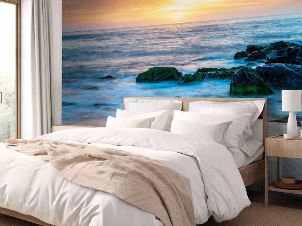 Lever de soleil romantique