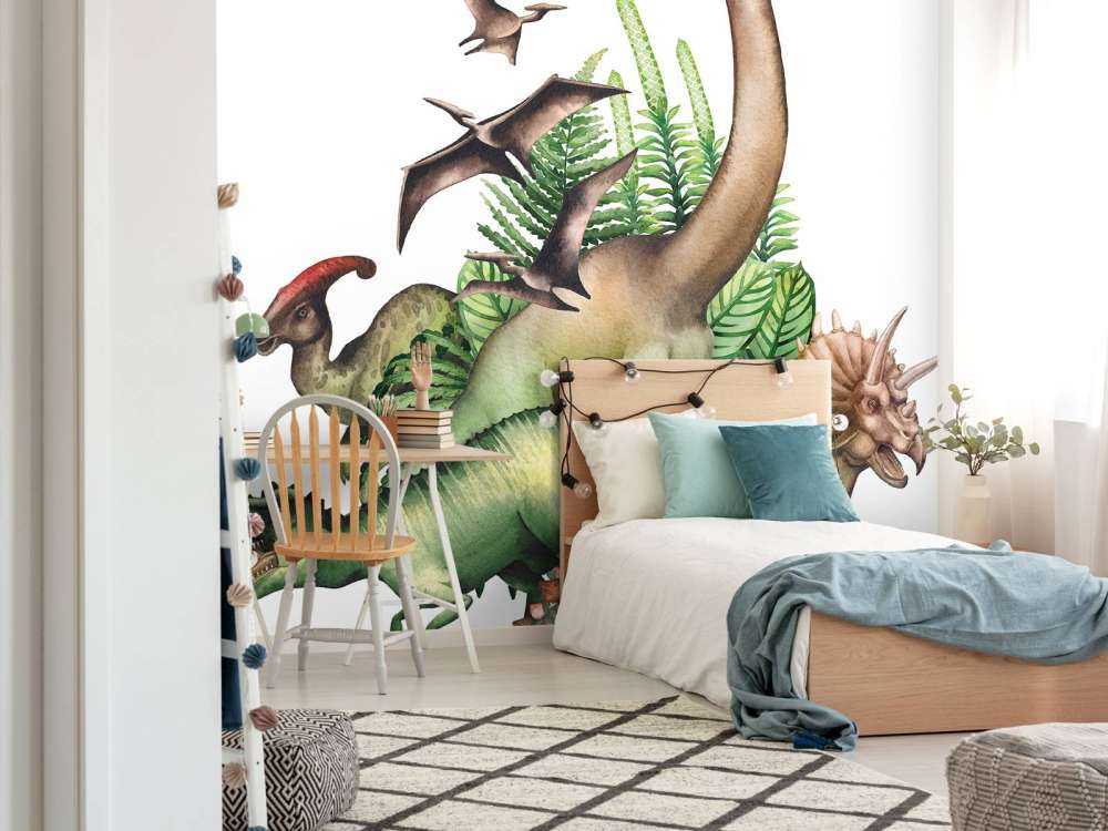 Dino's à l'aquarelle