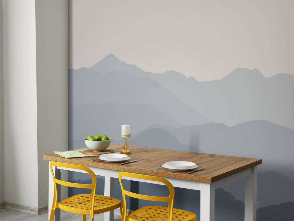 Paysage de montagne dans la jungle