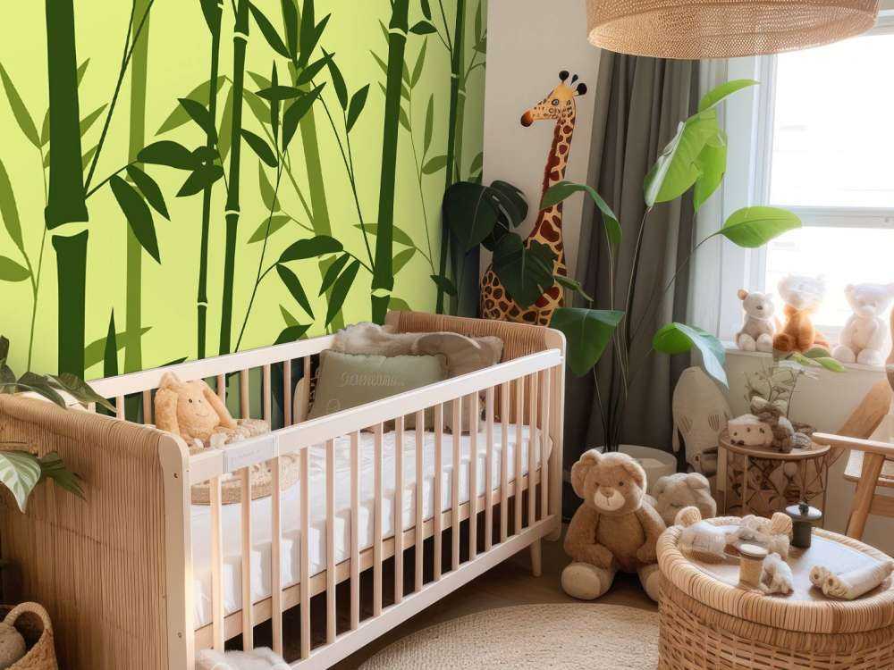 Illustration d'une forêt de bambous