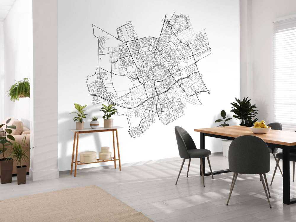 Carte de Groningen, blanc