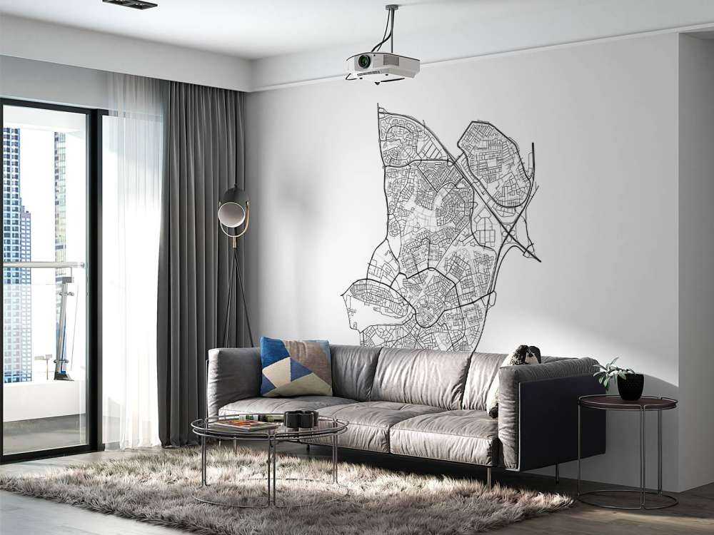 Carte d'Amersfoort, blanc