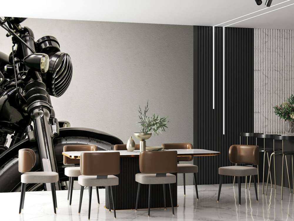 Gros plan sur le moteur