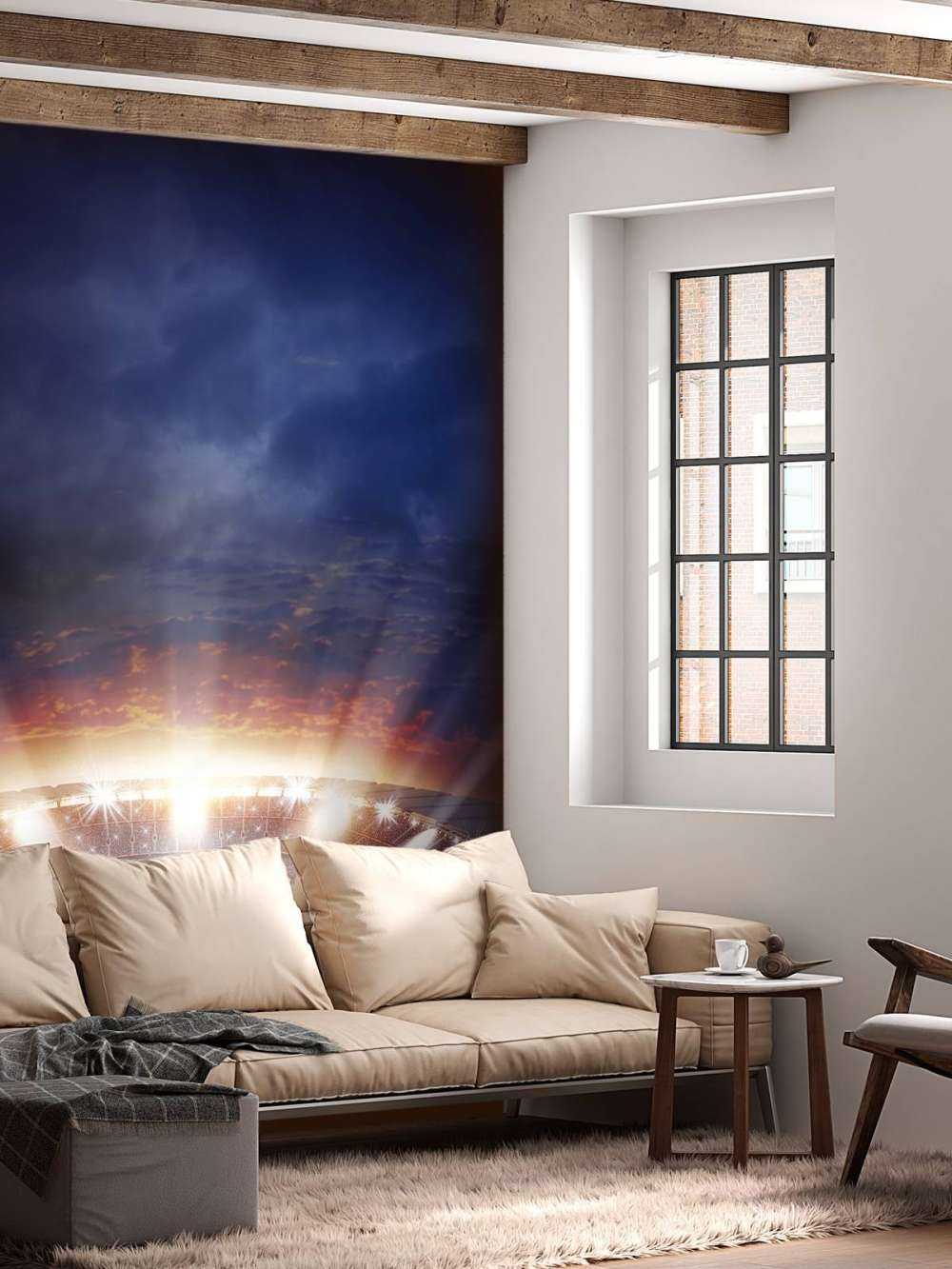 Le stade vu d'en haut