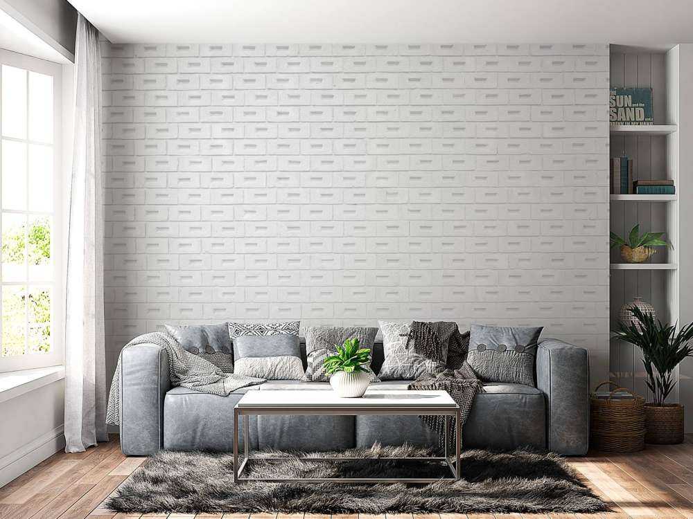 Briques blanches modernes