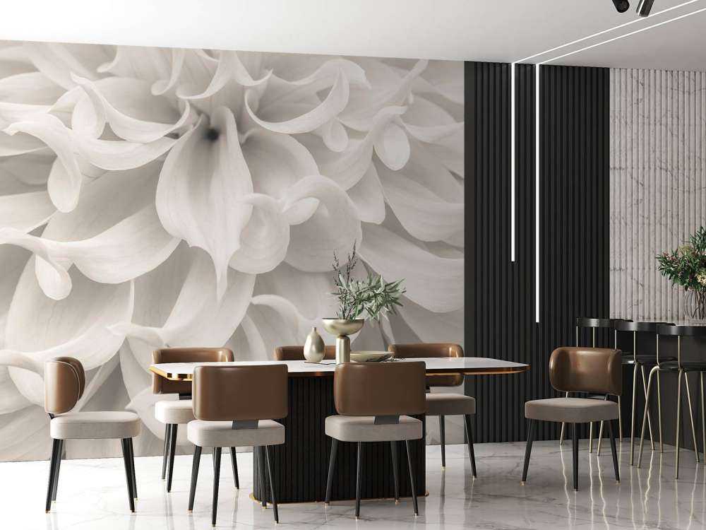 Gros plan sur une fleur de dahlia